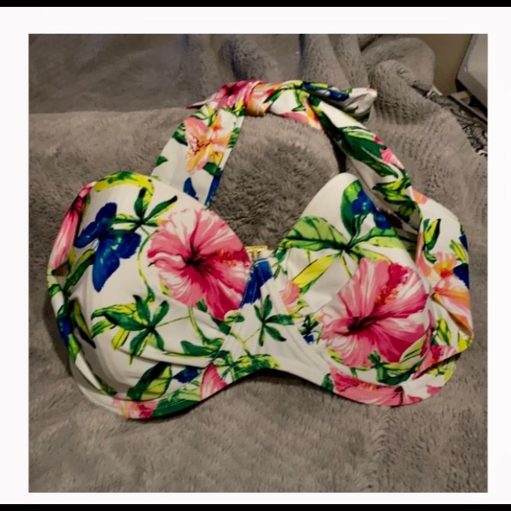 Smart & Sexy Swimwear Bathing Suit Top 38D NWOT